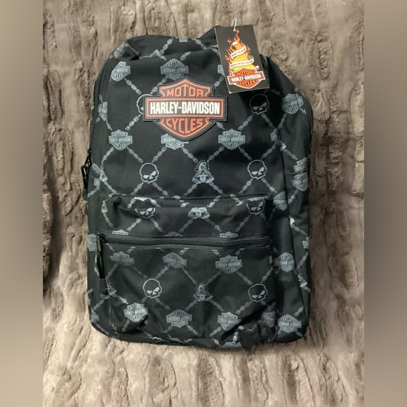 Harley-Davidson Other - 🛍 NWT Harley Davidson Canvas Skull Backpack